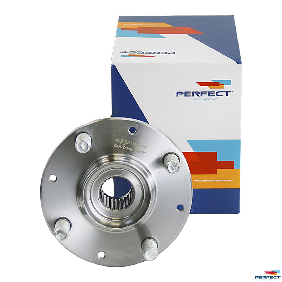 Cubo de Roda Dianteiro Direito ou Esquerdo 4 Furos 26 Dentes sem Rolamento sem ABS para Honda FIT - Perfect - CDRD0400