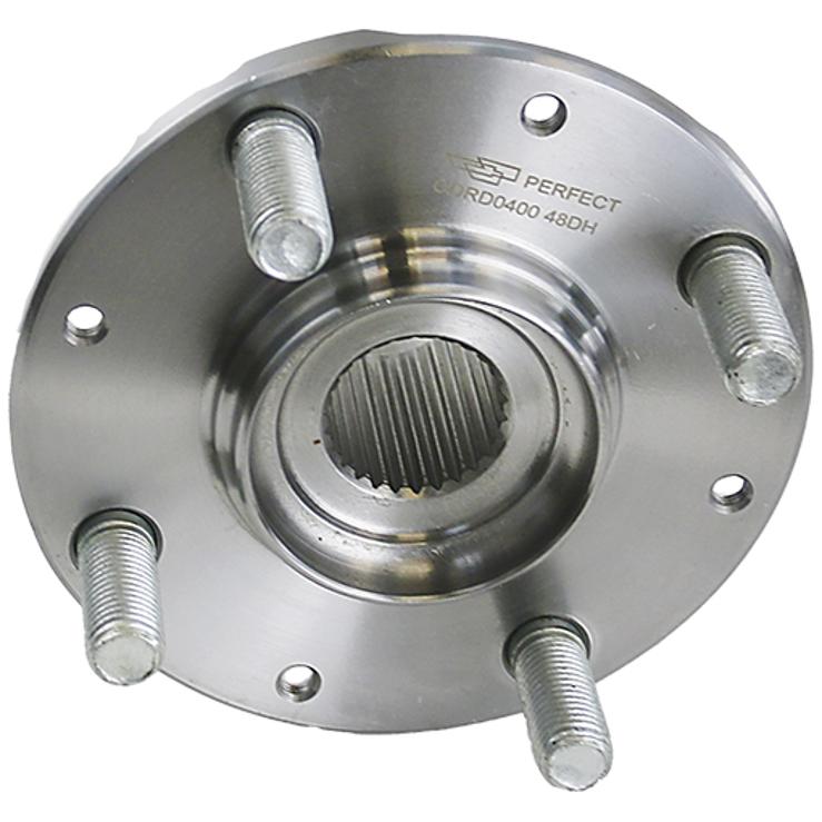 Cubo de Roda Dianteiro Direito ou Esquerdo 4 Furos 26 Dentes sem Rolamento sem ABS para Honda FIT - Perfect - CDRD0400