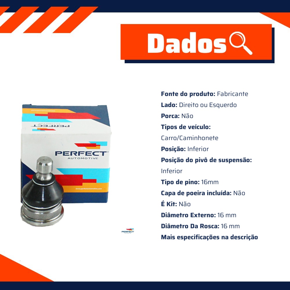 Pivo Suspensão para KIA Picanto - Perfect - PVI2510