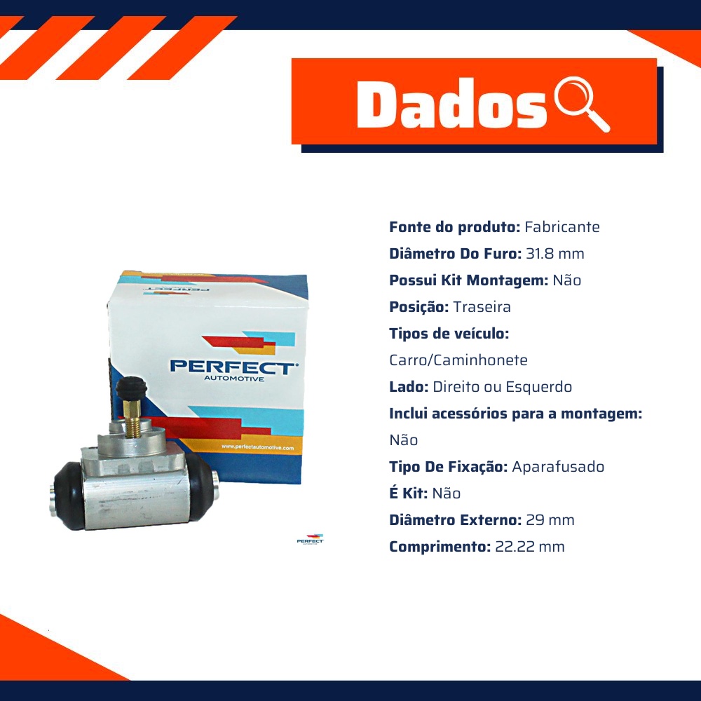 Cilindro de Roda - Perfect - CIR0901