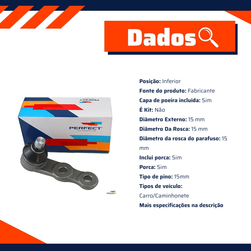 Pivo Suspensão para Chevrolet Corsa - Perfect - PVI1024