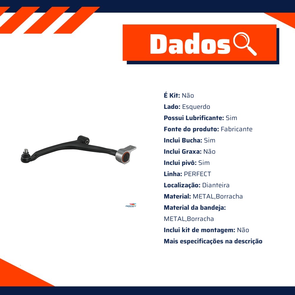 Bandeja Suspensão para Citroen Xsara Picasso - Perfect - BRA2201
