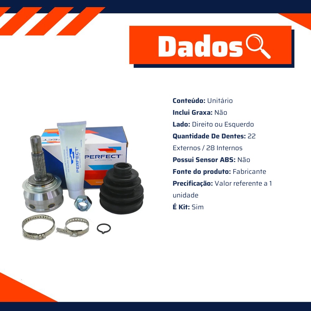 Kit Junta Homocinética - Perfect - KJH9700