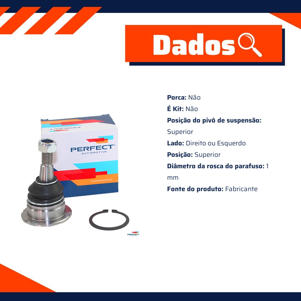 Pivo para Land Rover Discovery 3 e Discovery 4 - Perfect - PVS0203