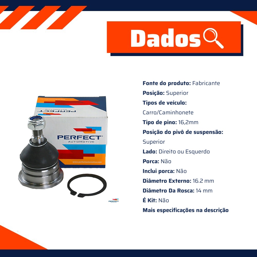 Pivo para Nissan Frontier e X-TERRA - Perfect - PVS2860