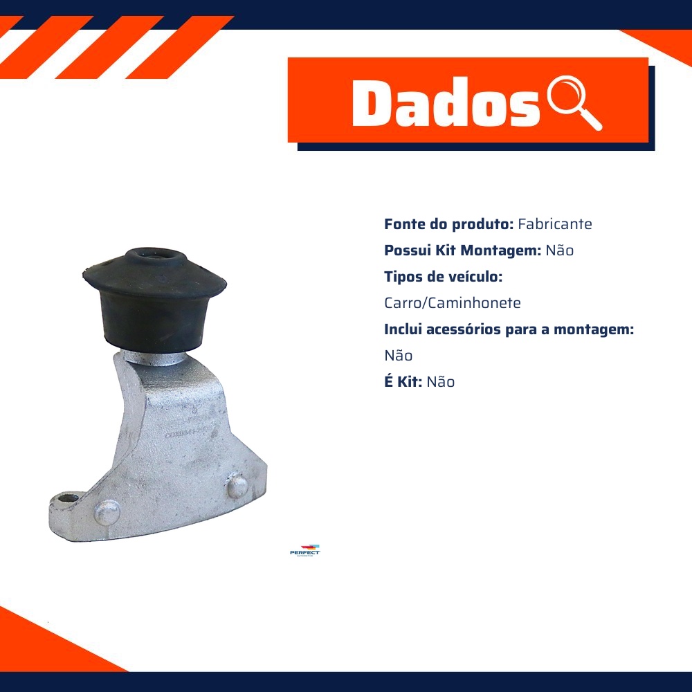 Suporte Frontal do Motor Lado Bloco para Volkswagen Quantum e Santana - Perfect - COX0841