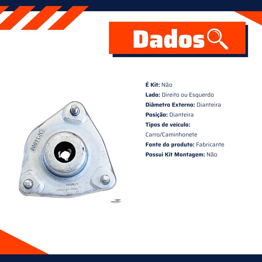 Coxim do Amortecedor - Perfect - COX2504