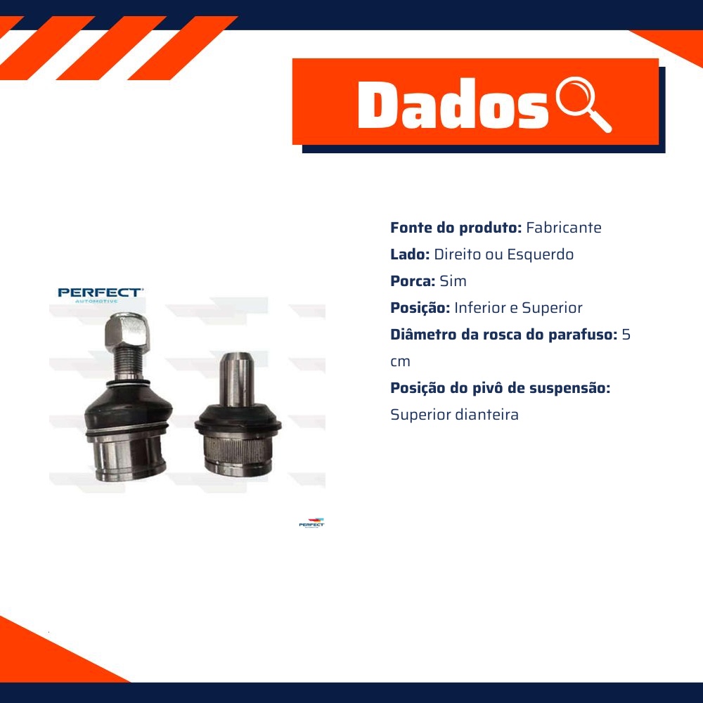 Jg Pivo para Ford F-1000 e Troller T4 - Perfect - KPV8059