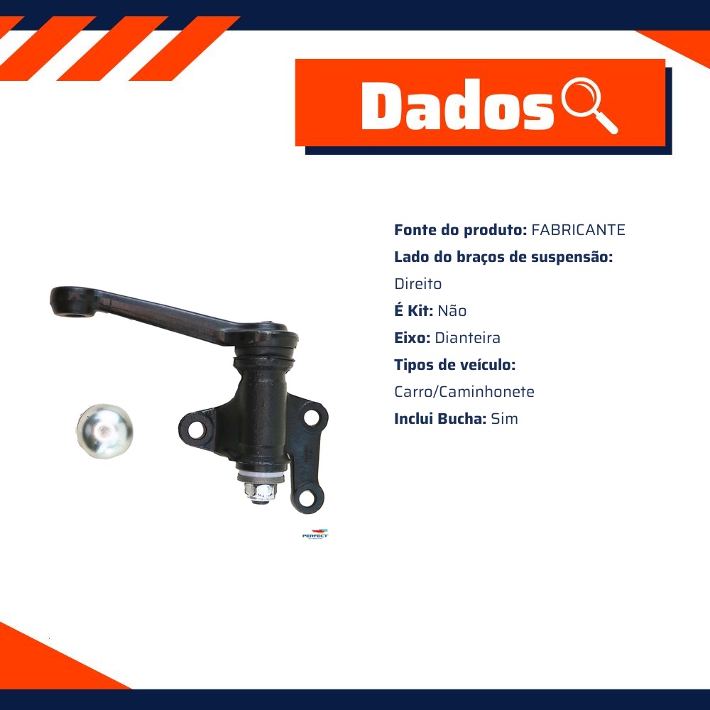 Braço Auxiliar para Toyota Hilux - Perfect - BRA40119