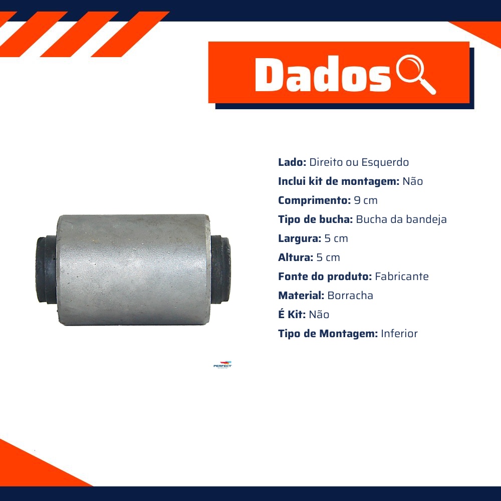 Bucha Menor Bandeja Dt para Nissan Frontier - Perfect - BCH40210