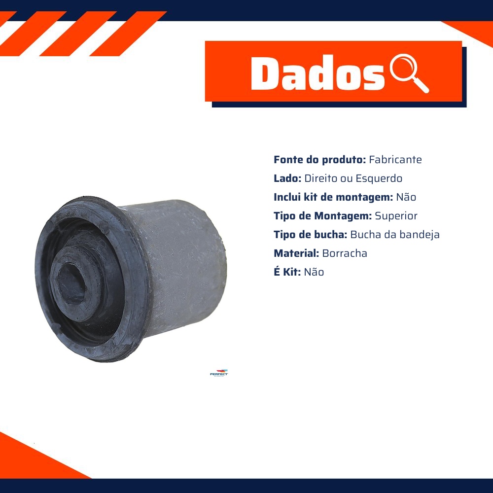 Bucha Bandeja Sup para Nissan Frontier - Perfect - BCH40220