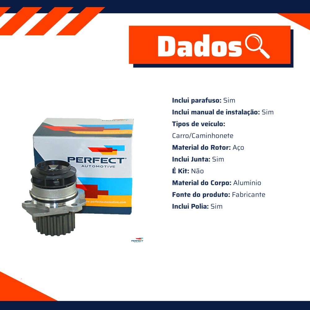 Bomba D'Água para Volkswagen Amarok - Perfect - BD0618