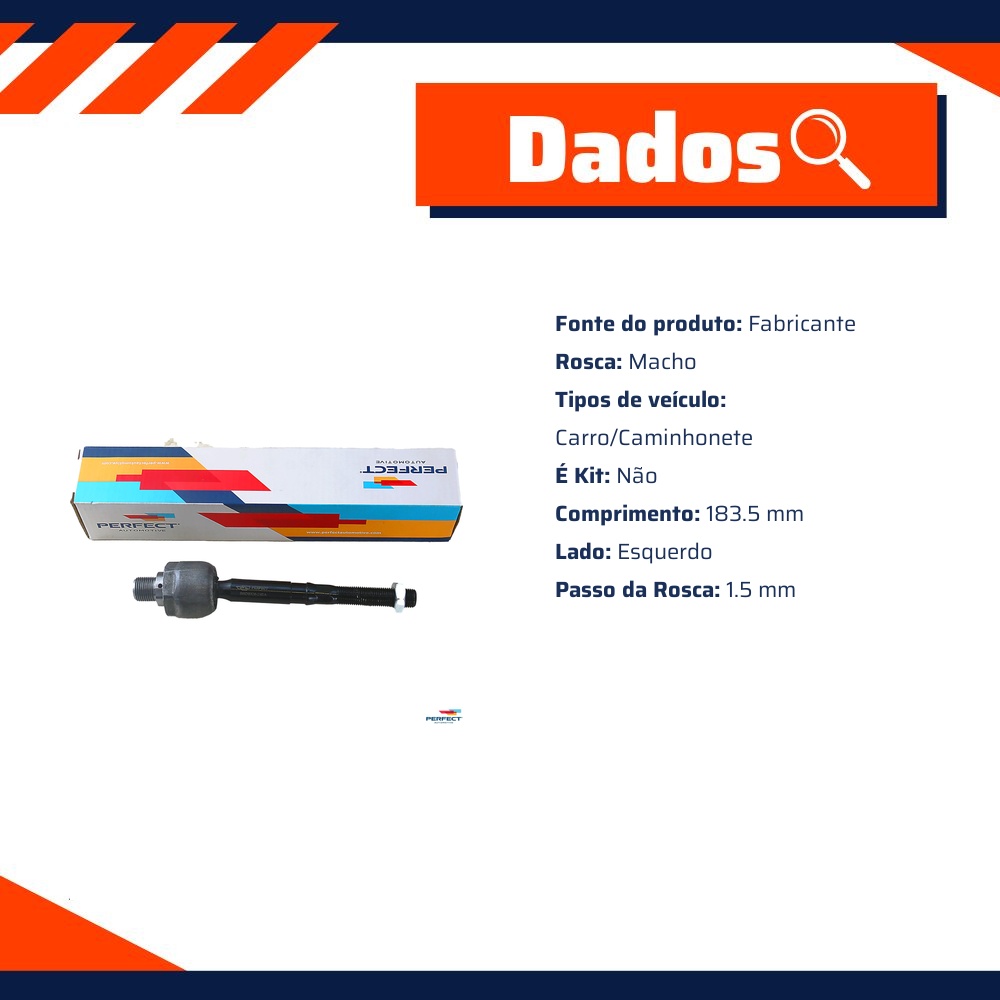 Axial de Direção para KIA Bongo - Perfect - BRD9326