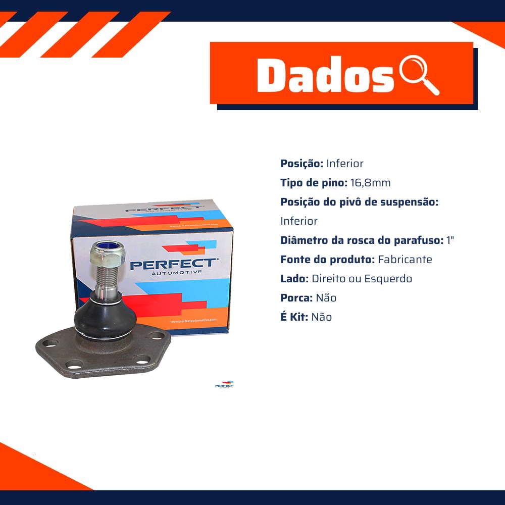 Pivo Suspensão para Fiat Ducato - Perfect - PVI1040