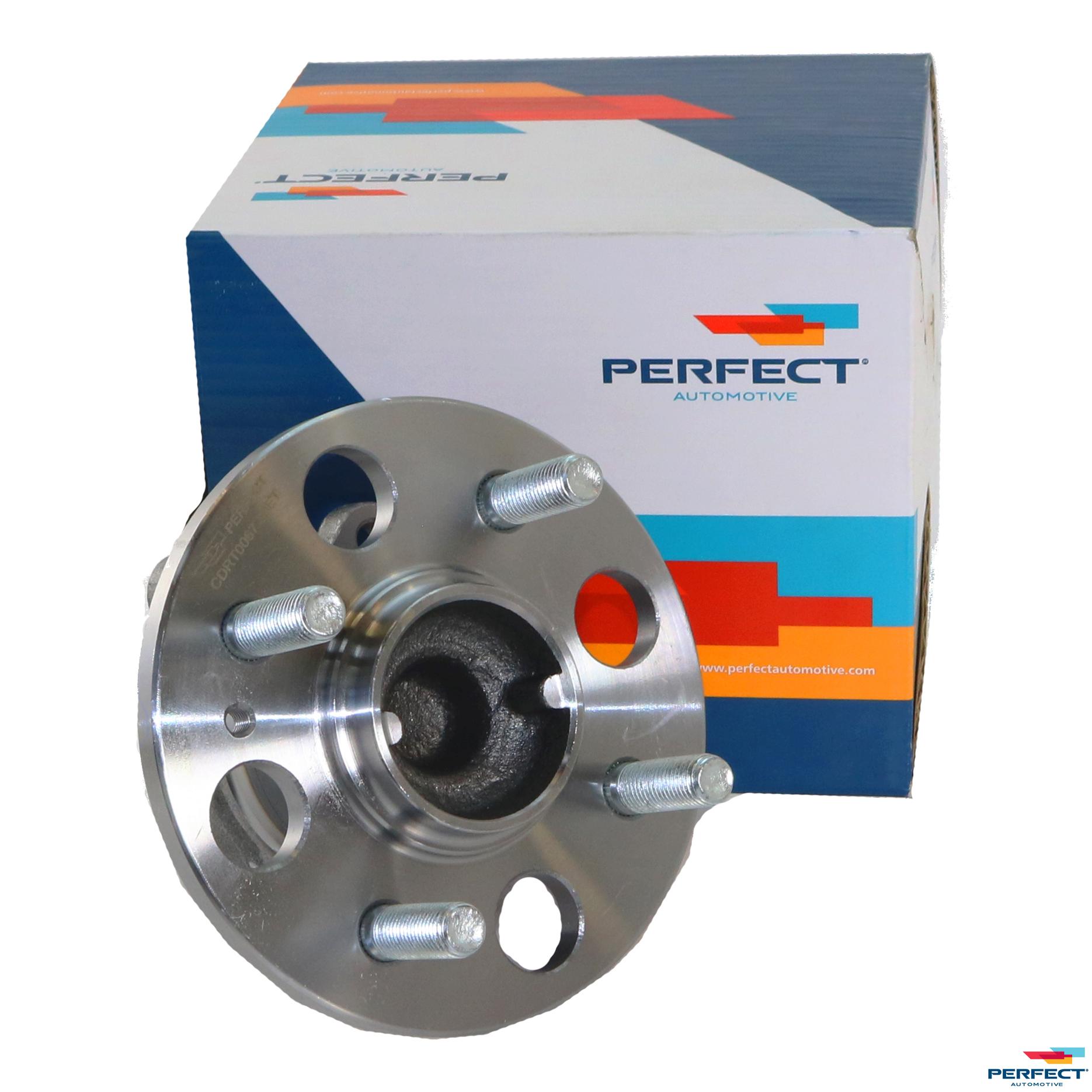 Cubo de Roda Traseiro Direito ou Esquerdo 4 Furos sem Rolamento com ABS para Hyundai HB20 - Perfect - CDRT0067