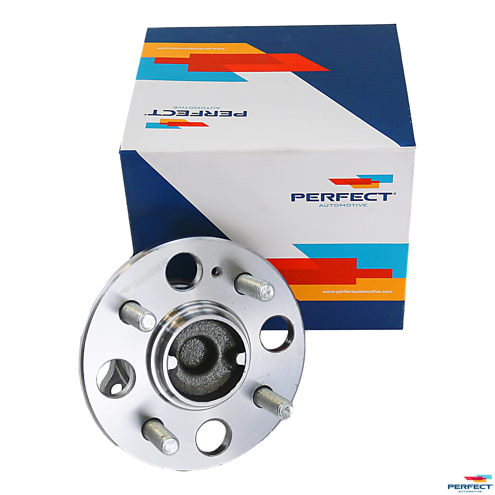 Cubo de Roda Traseiro Direito ou Esquerdo 4 Furos sem Rolamento sem ABS para Hyundai HB20 - Perfect - CDRT0129