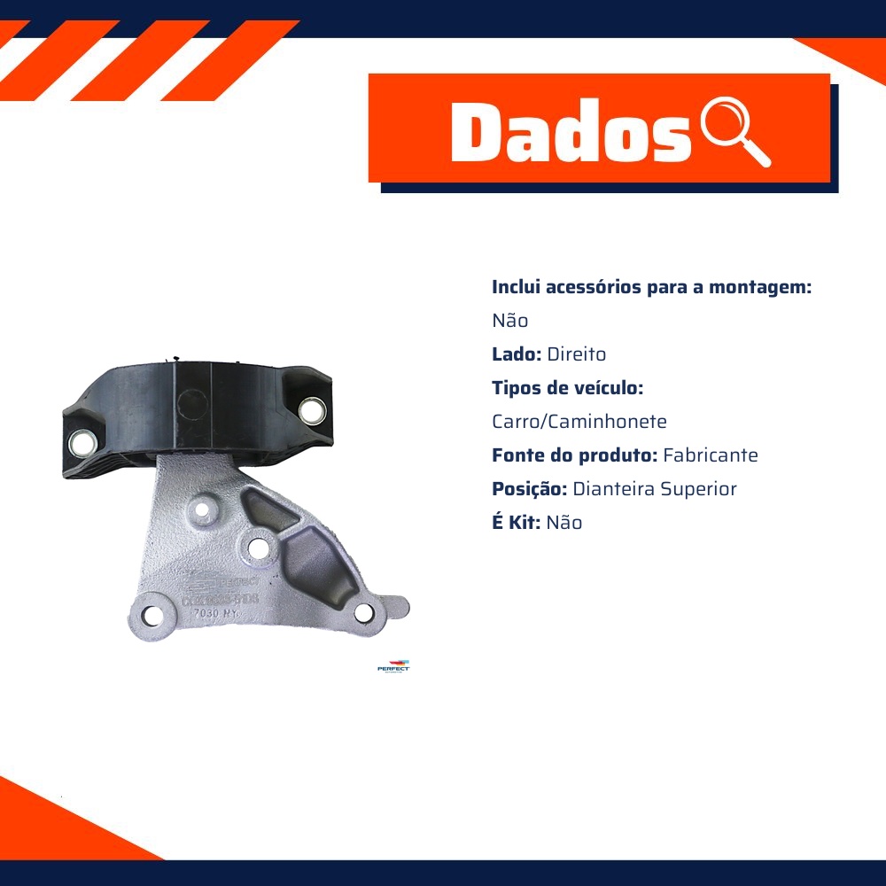 Suporte do Motor para Renault Logan e Sandero - Perfect - COX0638