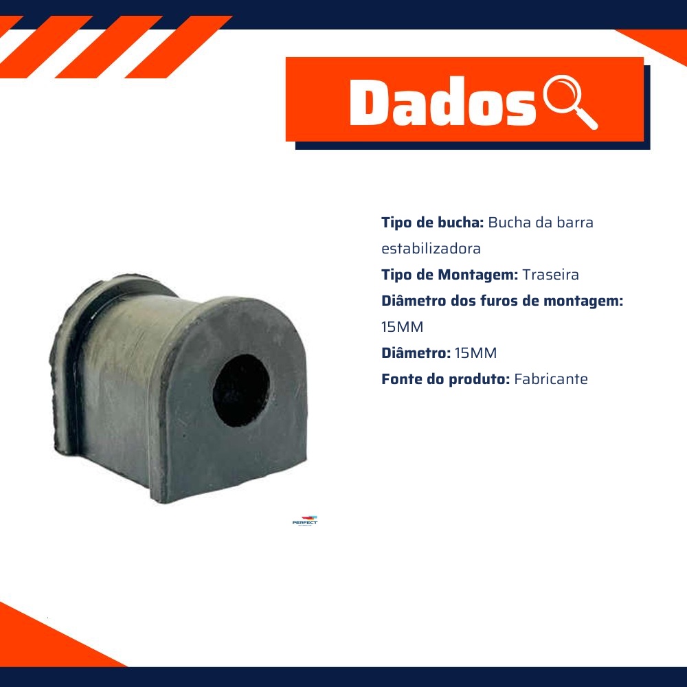 Bucha da Barra Estabilizadora para Chevrolet Omega e Vectra - Perfect - BCH0339