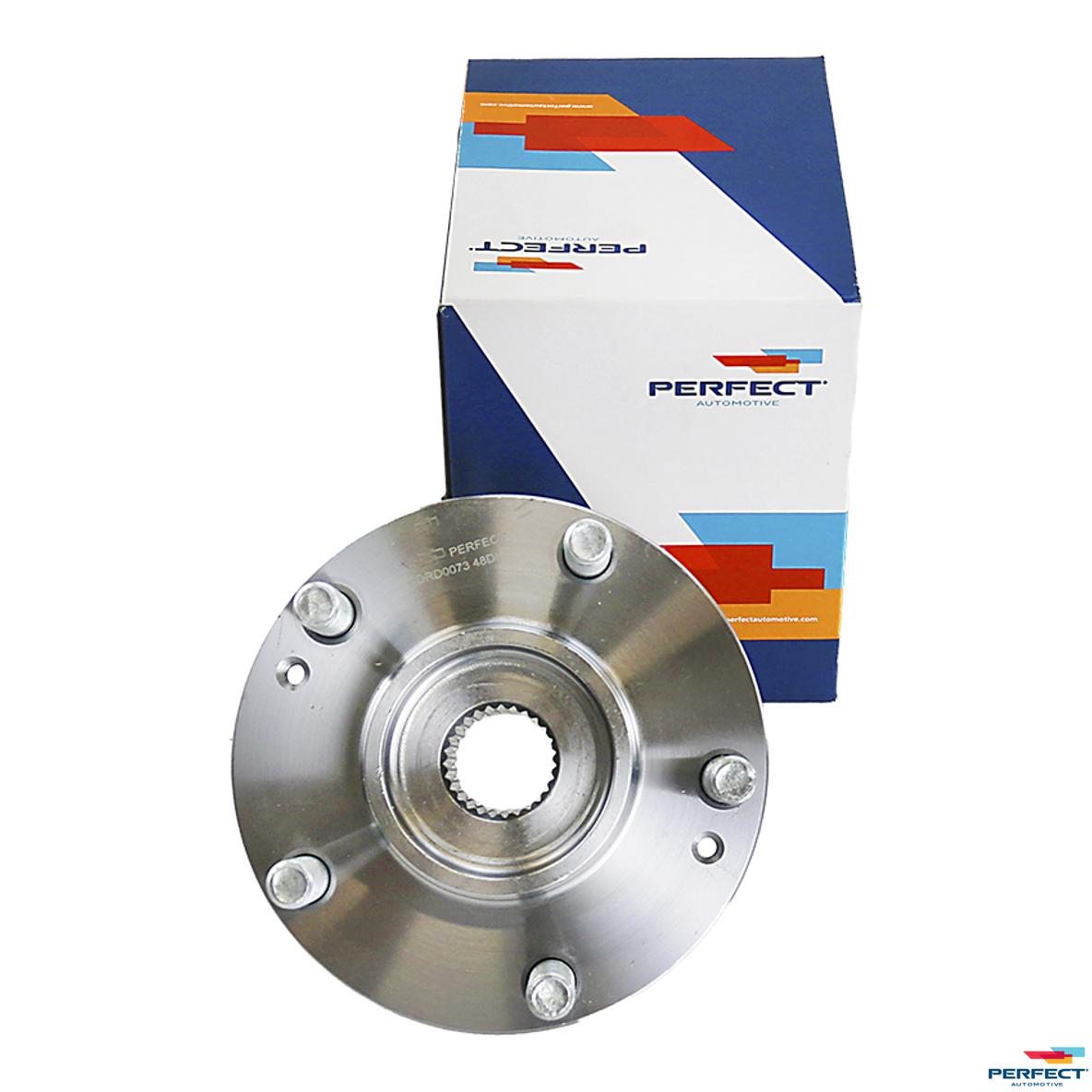 Cubo de Roda Dianteiro Direito ou Esquerdo 5 Furos 27 Dentes com Rolamento sem ABS para Hyundai IX35 - Perfect - CDRD0073