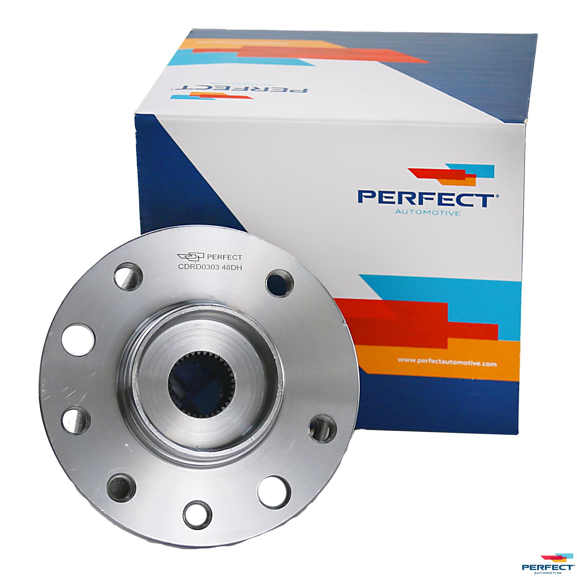 Cubo de Roda Dianteiro Direito ou Esquerdo 5 Furos com Rolamento e ABS - Perfect - CDRD0303
