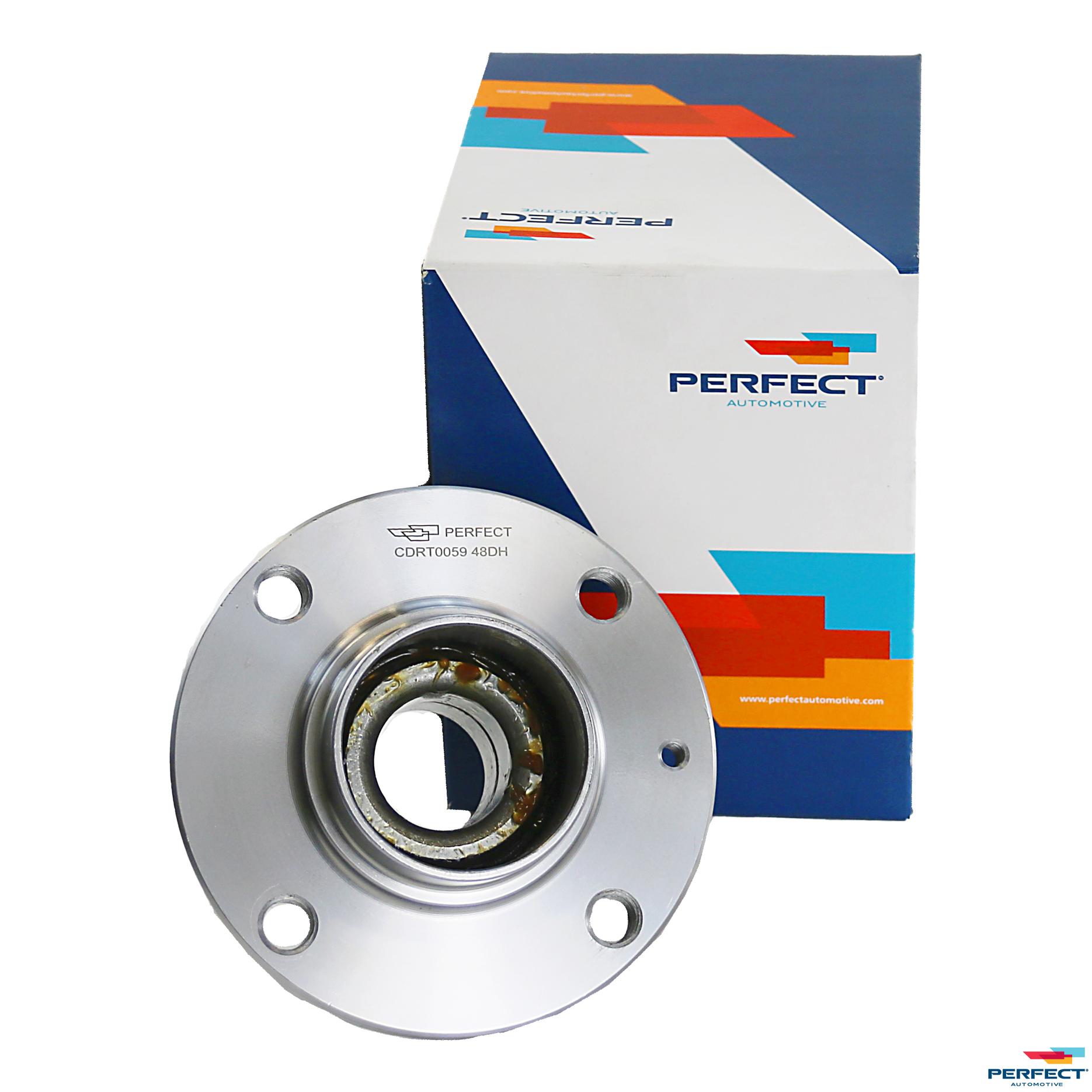 Cubo de Roda Traseiro 4 Furos com Rolamento e ABS para Volkswagen Saveiro e Van - Perfect - CDRT0059
