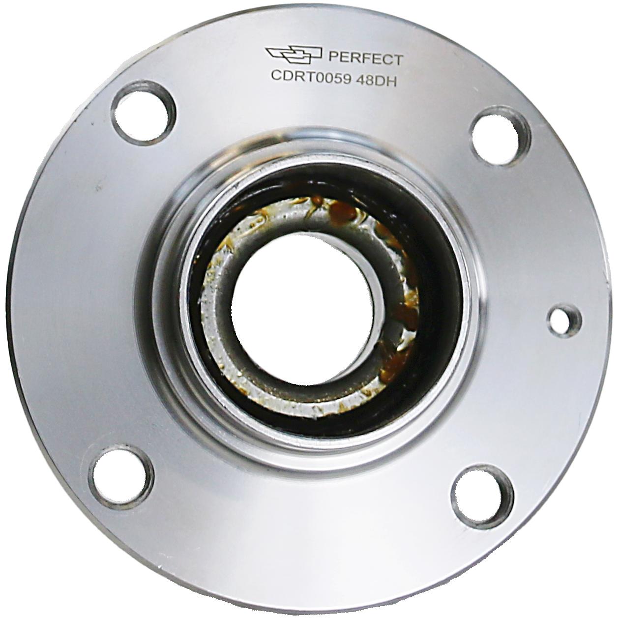 Cubo de Roda Traseiro 4 Furos com Rolamento e ABS para Volkswagen Saveiro e Van - Perfect - CDRT0059