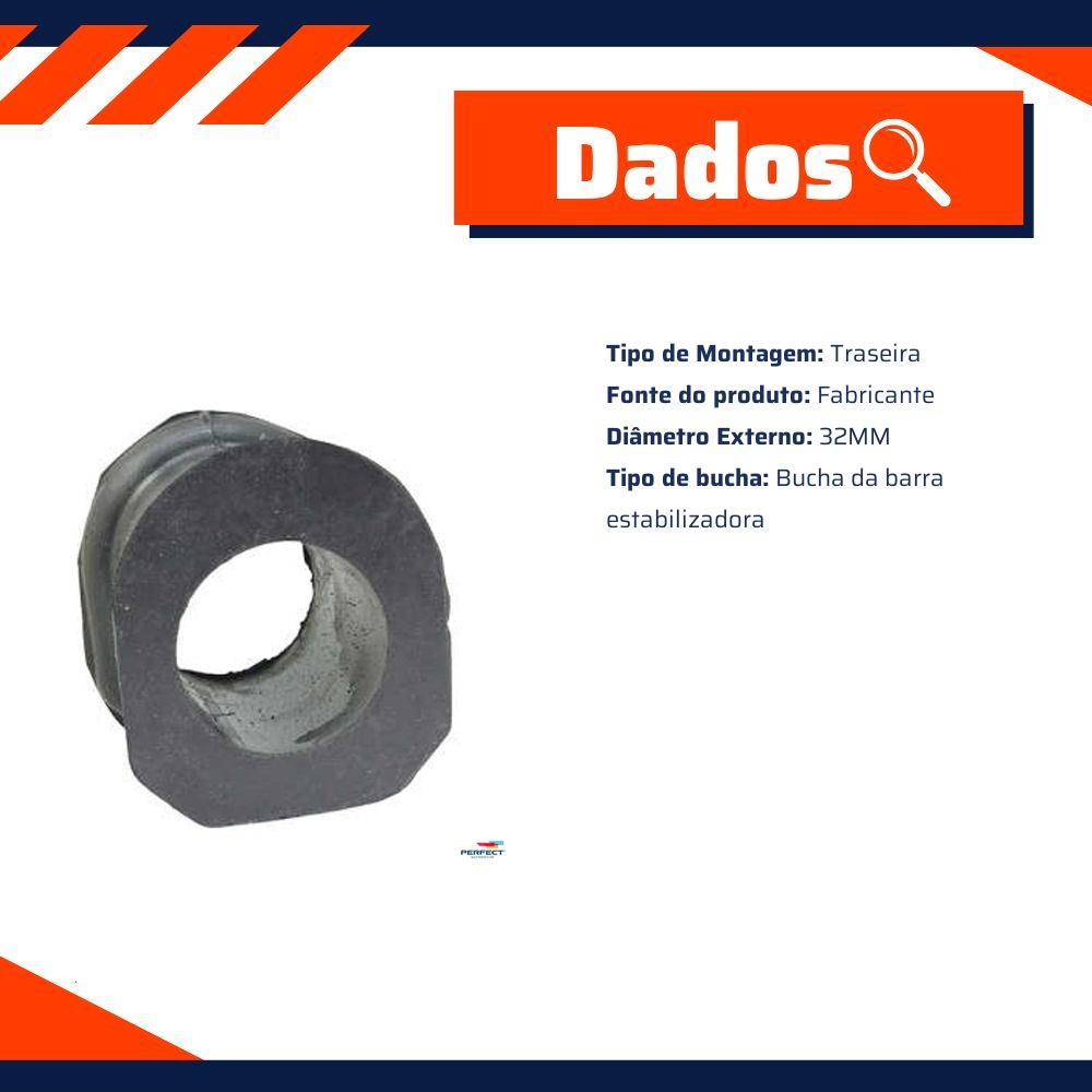 Bucha da Barra Estabilizadora para Ford F-250 - Perfect - BCH0226
