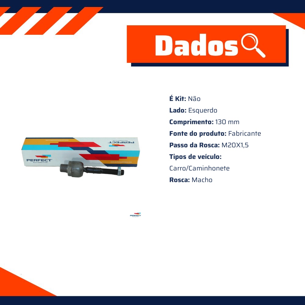 Axial de Direção para Honda Accord - Perfect - BRD0433