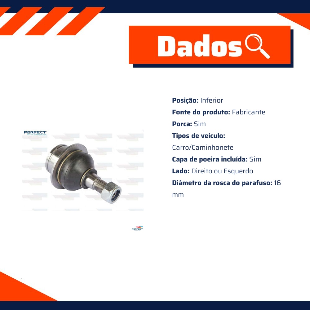Pivo Suspensão para Ford Transit - Perfect - PVI3394