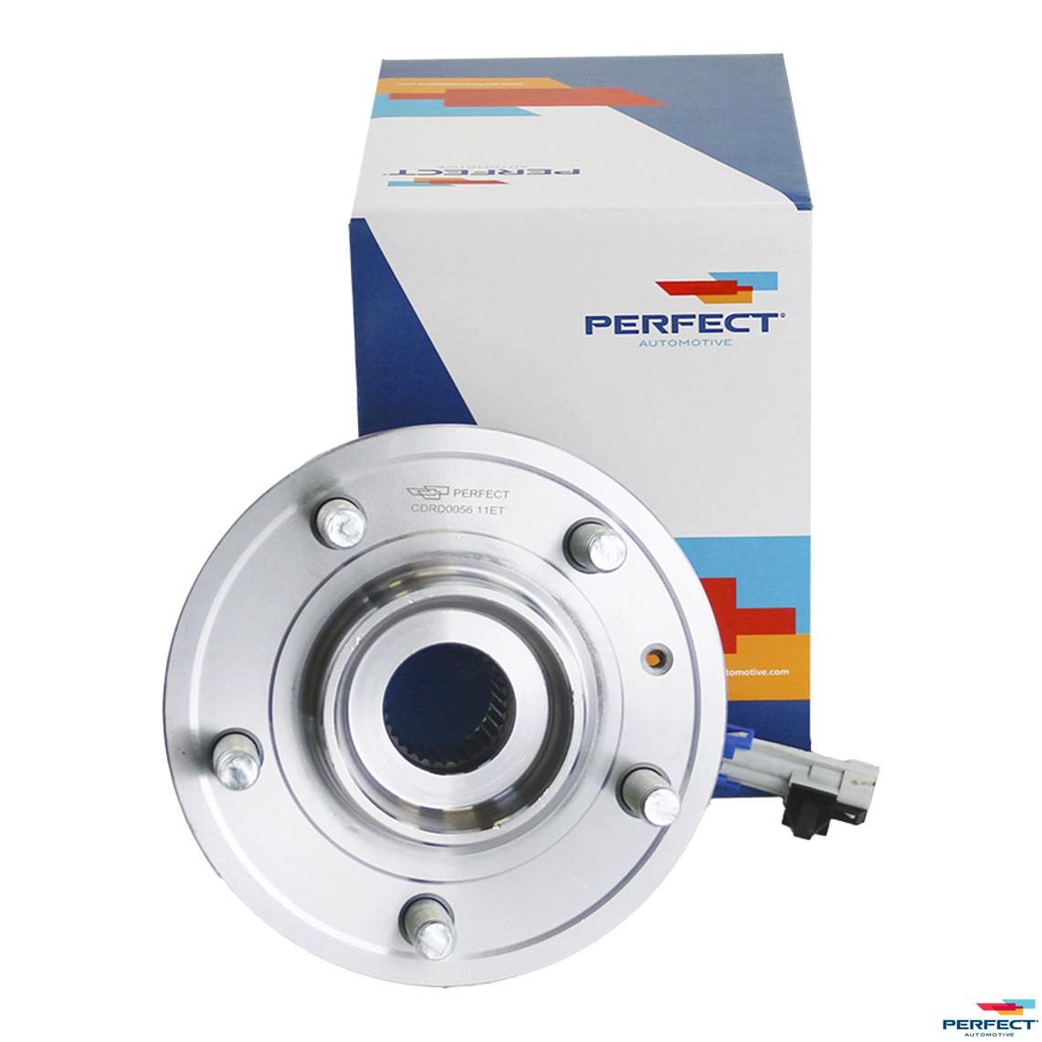 Cubo de Roda Dianteiro Direito ou Esquerdo 5 Furos com Rolamento e ABS para Chevrolet Captiva - Perfect - CDRD0056
