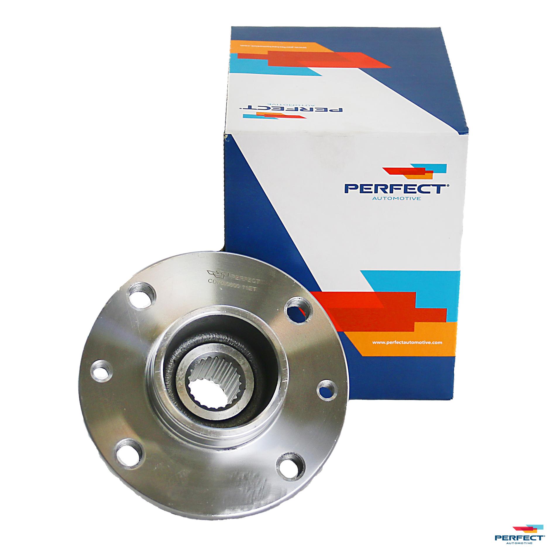 Cubo de Roda Dianteiro Direito ou Esquerdo 4 Furos 21 Dentes sem Rolamento sem ABS para Renault Clio - Perfect - CDRD0600