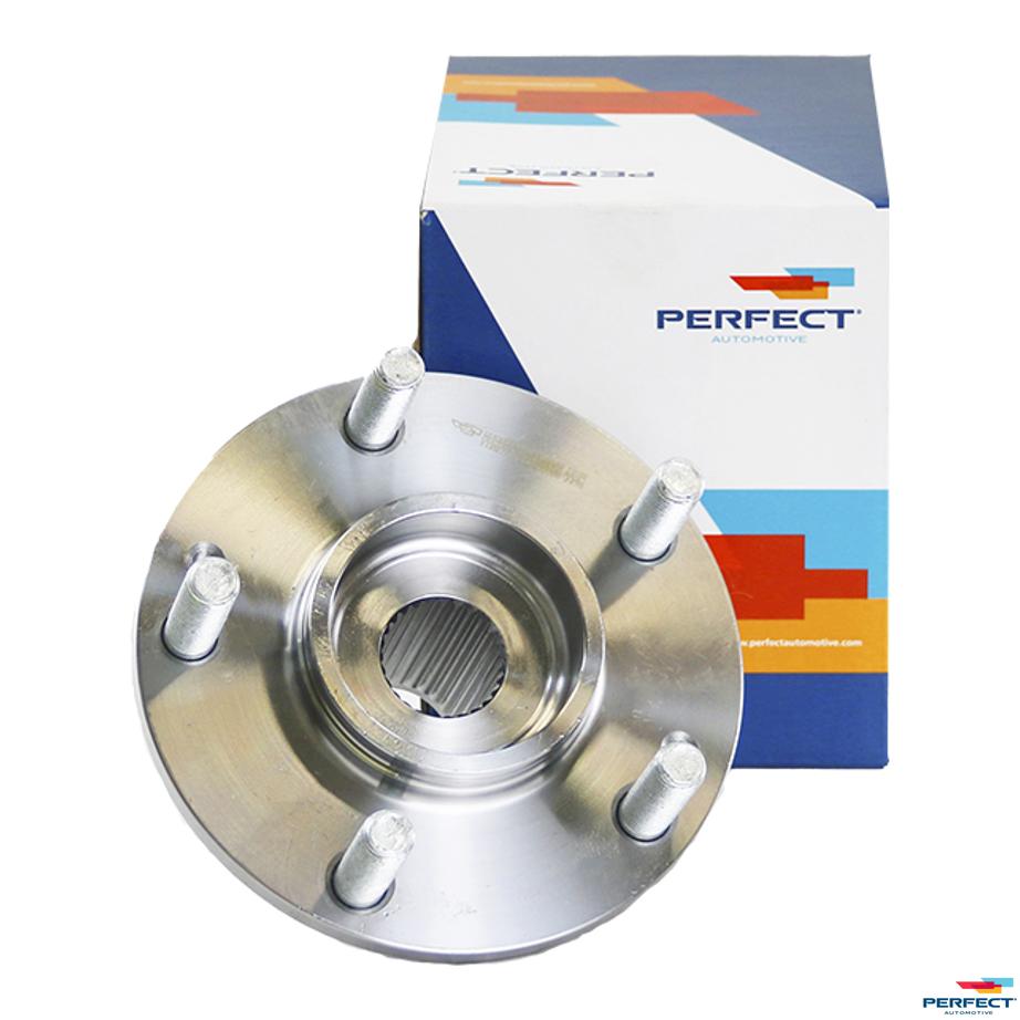 Cubo de Roda Dianteiro Direito ou Esquerdo 5 Furos 27 Dentes com Rolamento sem ABS para Hyundai I30 - Perfect - CDRD0066