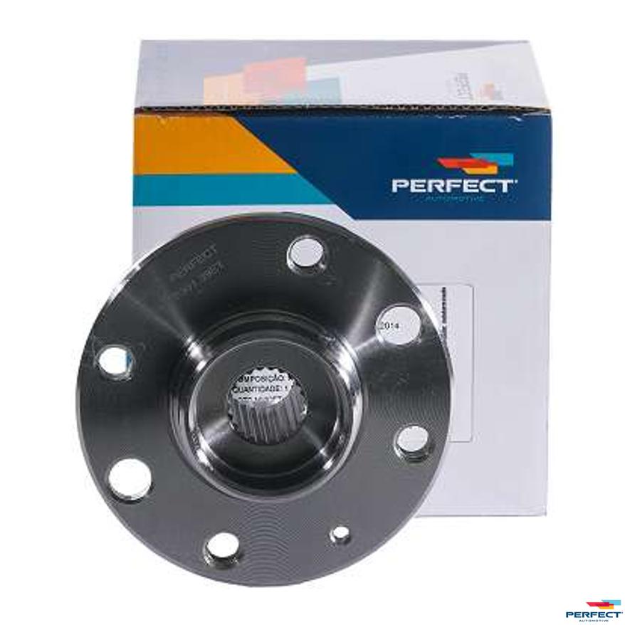 Cubo de Roda Dianteiro 4 Furos 22 Dentes sem Rolamento sem ABS para Chevrolet Meriva e Montana - Perfect - CDRD0301