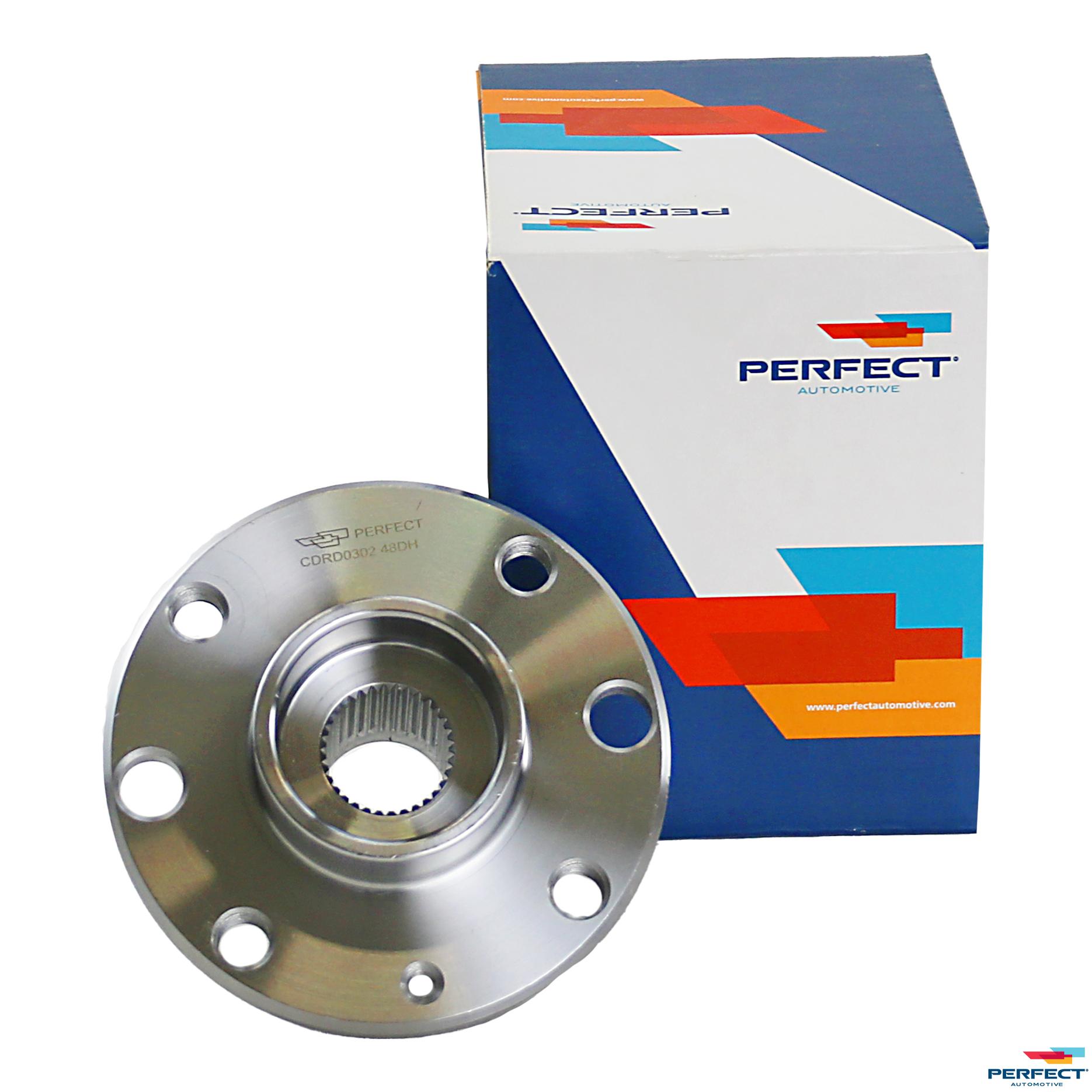 Cubo de Roda Dianteiro Direito ou Esquerdo 4 Furos 33 Dentes sem Rolamento sem ABS - Perfect - CDRD0302