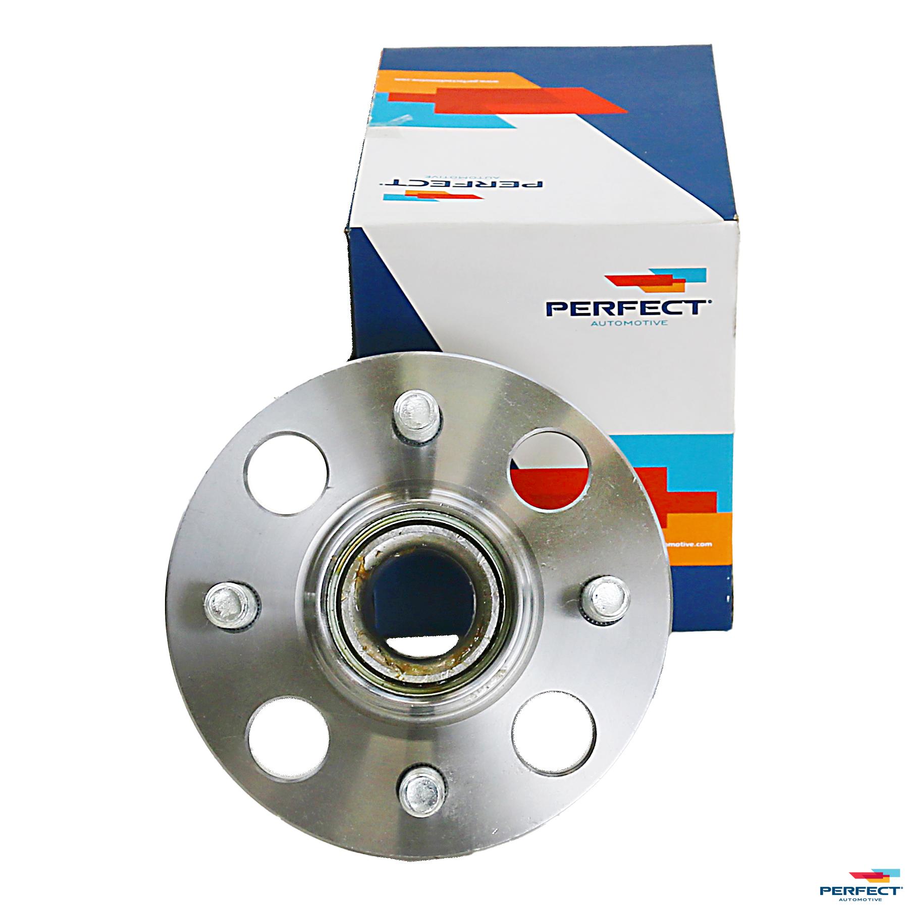 Cubo de Roda Traseiro 4 Furos com Rolamento e ABS para Honda City e FIT - Perfect - CDRT0126