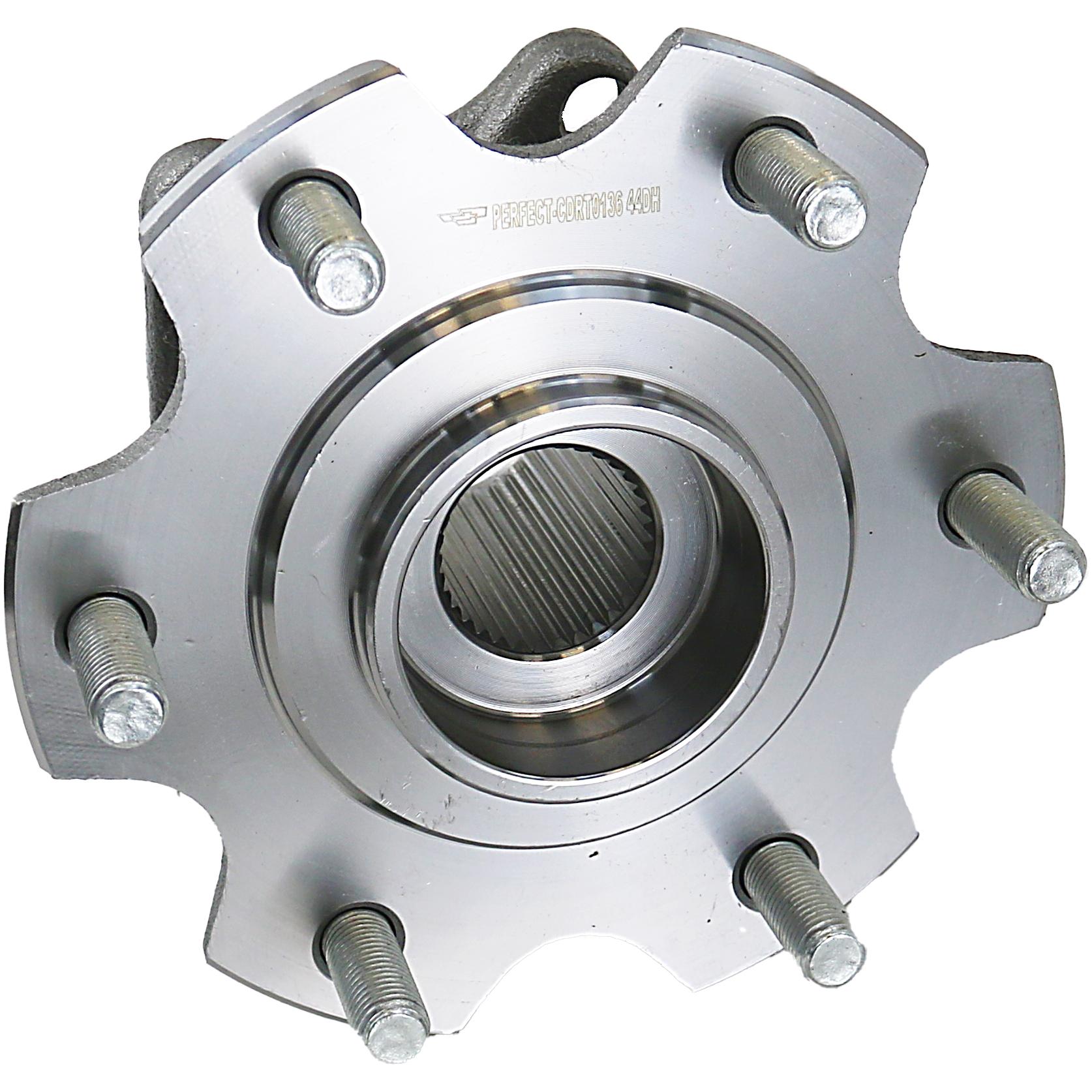 Cubo de Roda Traseiro Direito ou Esquerdo 6 Furos com Rolamento sem ABS para Mitsubishi Pajero Full - Perfect - CDRT0136