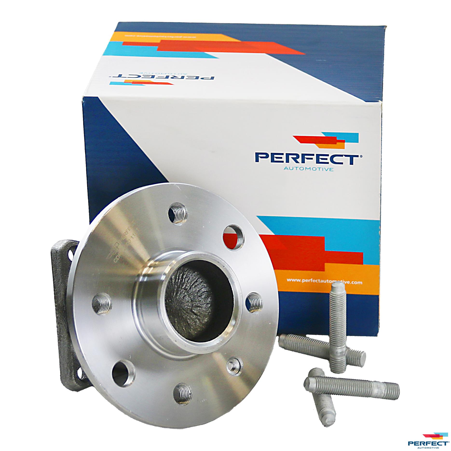 Cubo de Roda Traseiro Direito ou Esquerdo 4 Furos com Rolamento sem ABS - Perfect - CDRT0300