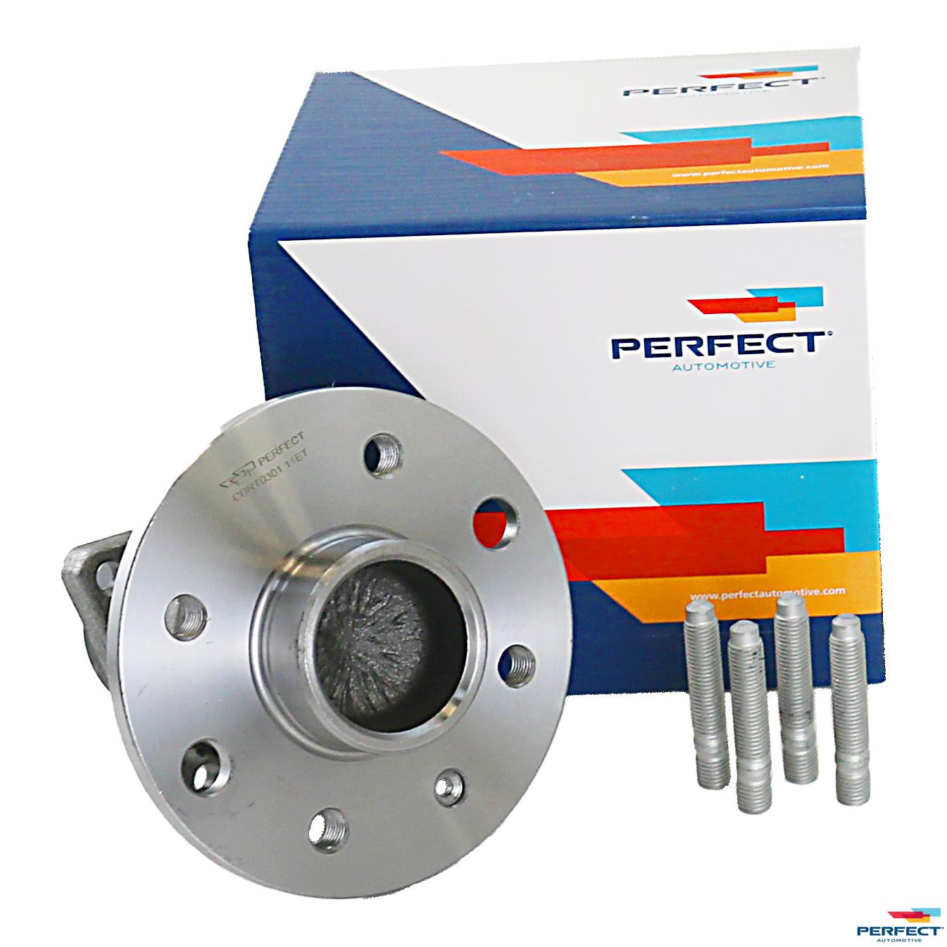 Cubo de Roda Traseiro Direito ou Esquerdo 4 Furos sem Rolamento sem ABS - Perfect - CDRT0301