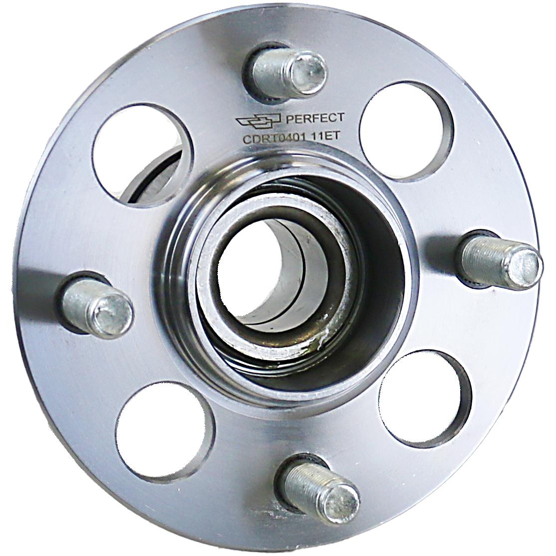 Cubo de Roda Traseiro Direito ou Esquerdo 4 Furos sem Rolamento sem ABS para Honda FIT - Perfect - CDRT0401