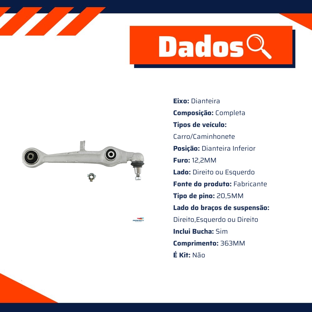 Braço Inf Post Reto - Perfect - BRA7151