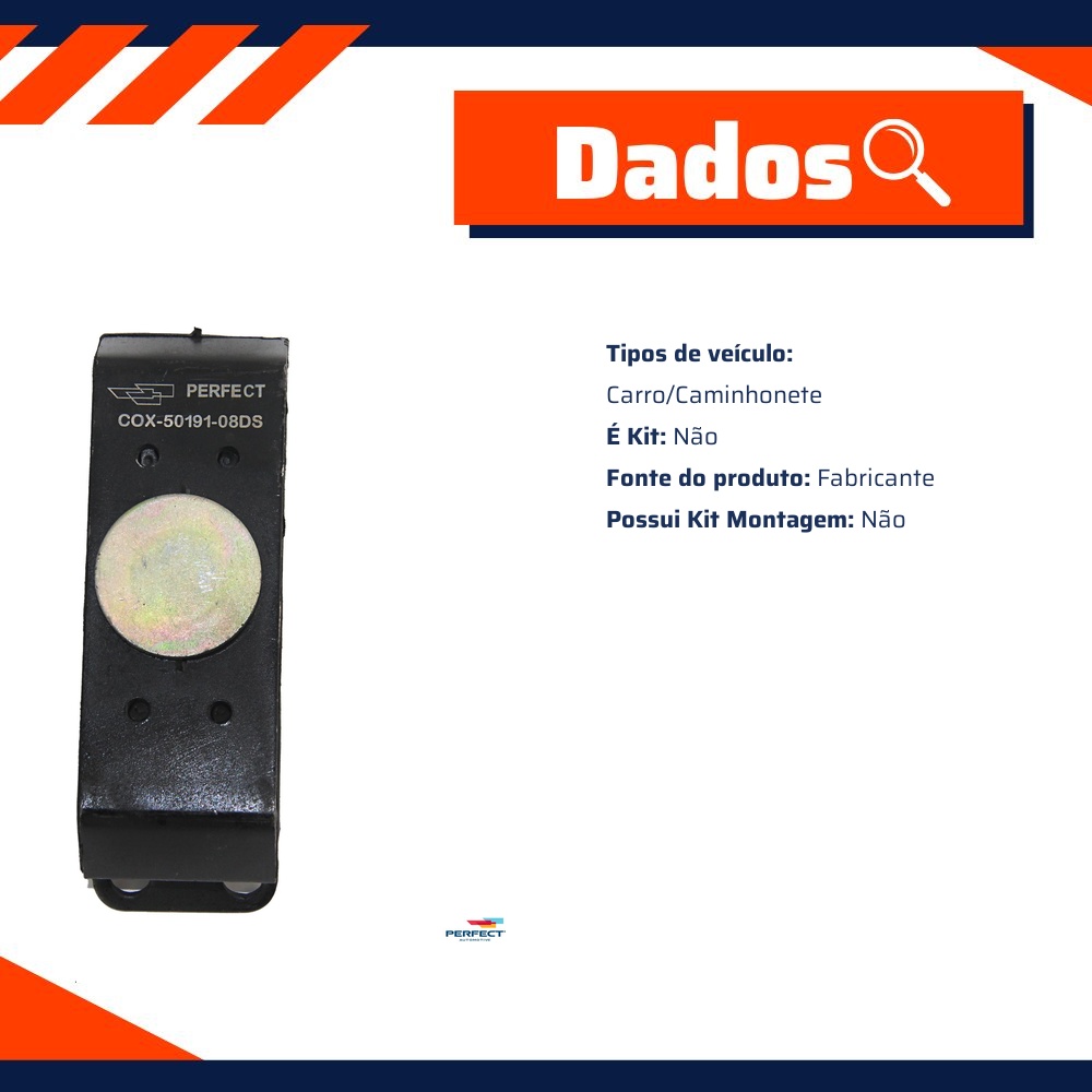 Suporte Cambio para Toyota Hilux - Perfect - COX50191