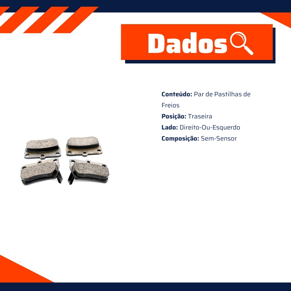 Pastilha de Freio para Chery Tiggo e Toyota RAV4 - TRW - RCPT12400
