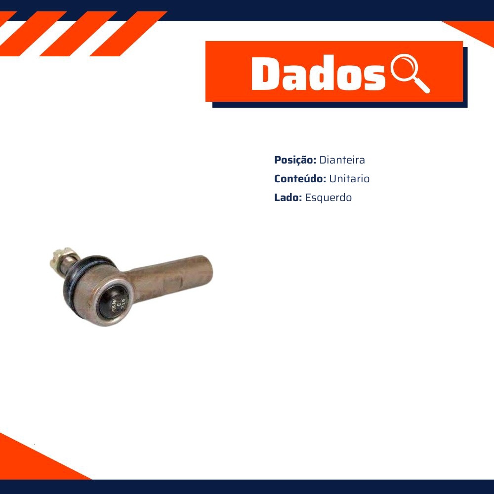Terminal de Direção para Toyota Corolla e Fielder - TRW - TS.4360