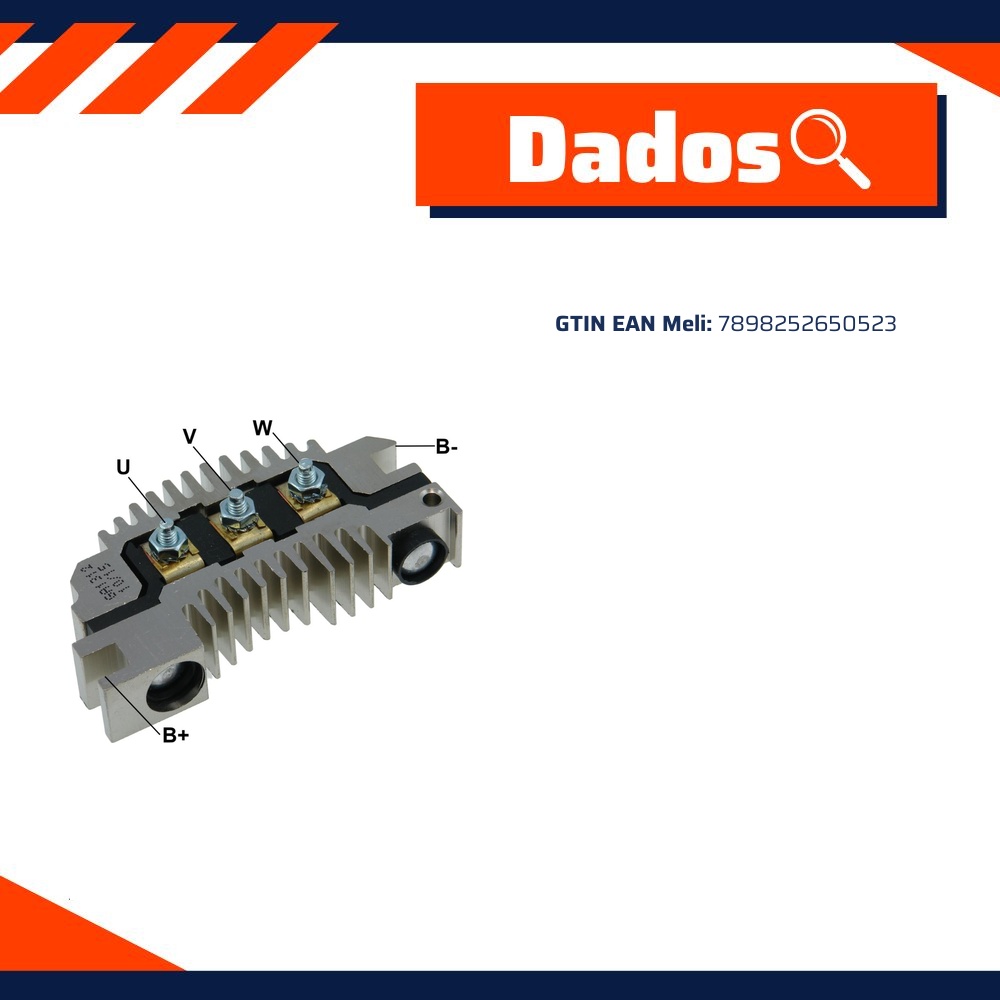 Retificador do Alternador - Gauss - GA1312