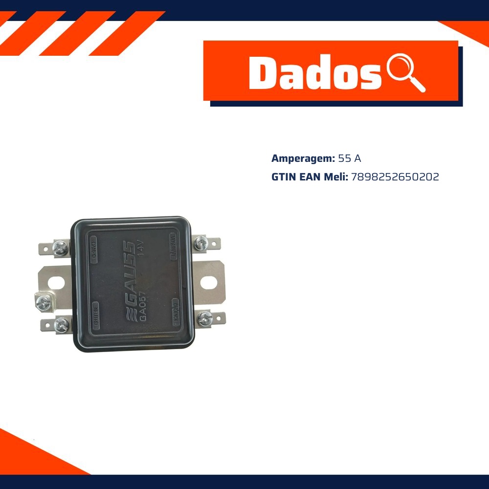 Regulador de Voltagem - Gauss - GA057
