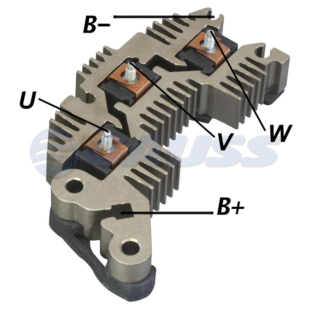 Retificador do Alternador - Gauss - GA1803