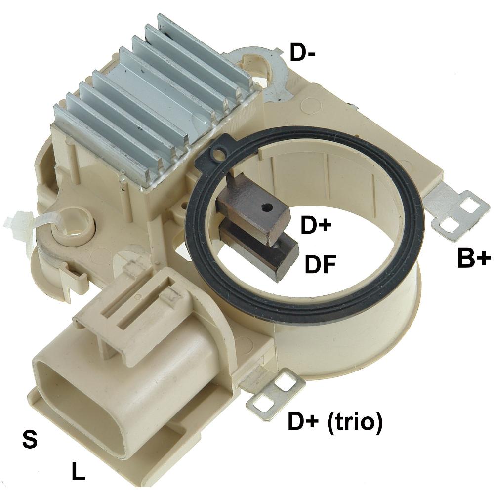 Regulador de Voltagem 14V para Mitsubishi L200 e L300 - Gauss - GA797