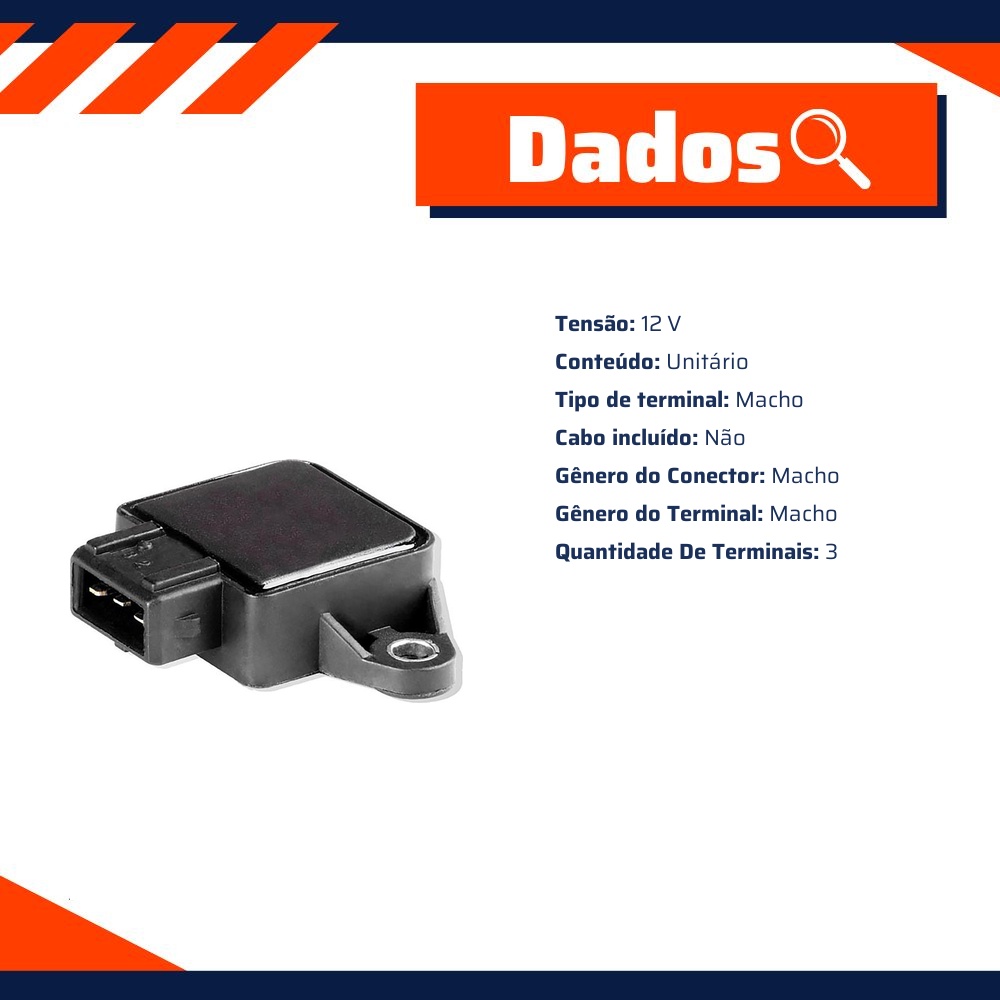 Sensor de Posição da Borboleta - Gauss - GS7301