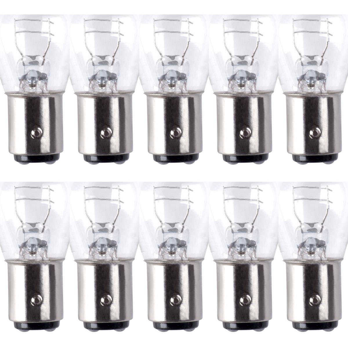 10 Lâmpadas 2 Polos P21/5W 12V - Gauss - GL1034