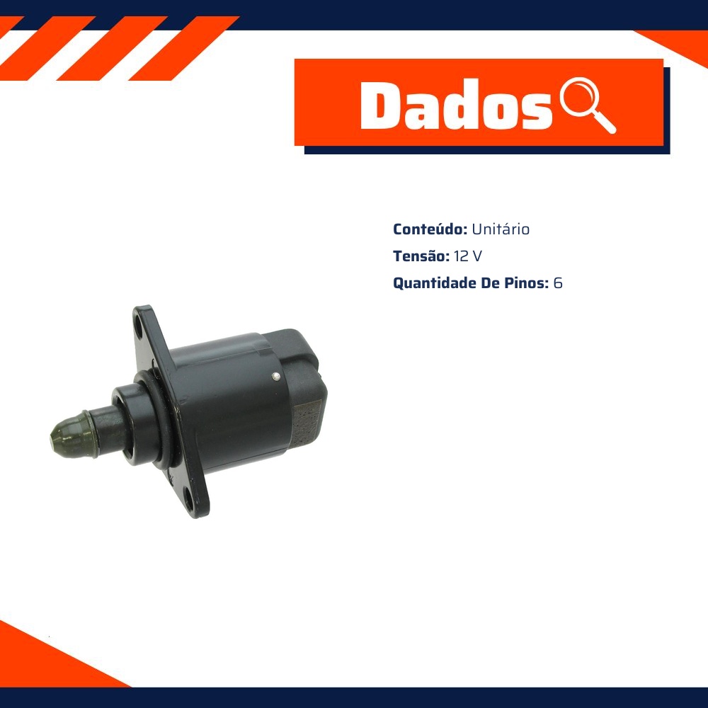 Atuador de Marcha Lenta - Gauss - GS6001